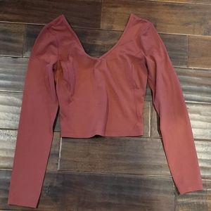 Lululemon crop align shirt